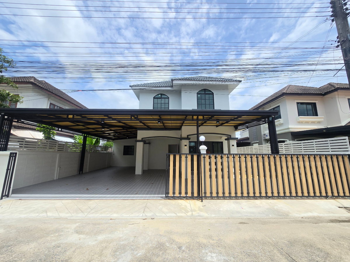 รูป บ้านเดี่ยว เนื้อที่เยอะ ทำเลดี กว้างขวาง หมู่บ้าน เคซี.การ์เด้นโฮม18 ถนนนิมิตใหม่40 คลองสามวา แต่งเฟอร์ฯพร้อมอยู่ - รูปที่ 1/35