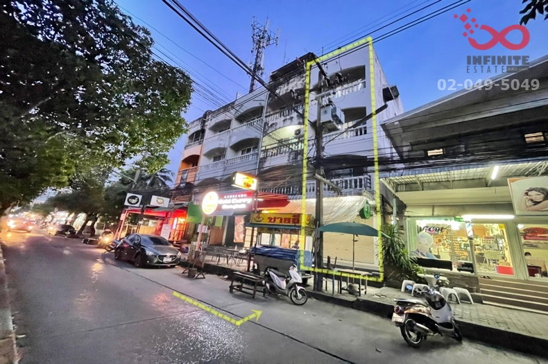 รูป ขายอาคารพาณิชย์ 4 ชั้น 16 ตรว. ตรงข้ามมหาวิทยาลัยรังสิต ม.เมืองเอก ปทุมธานี น่าลงทุน - รูปที่ 1/7