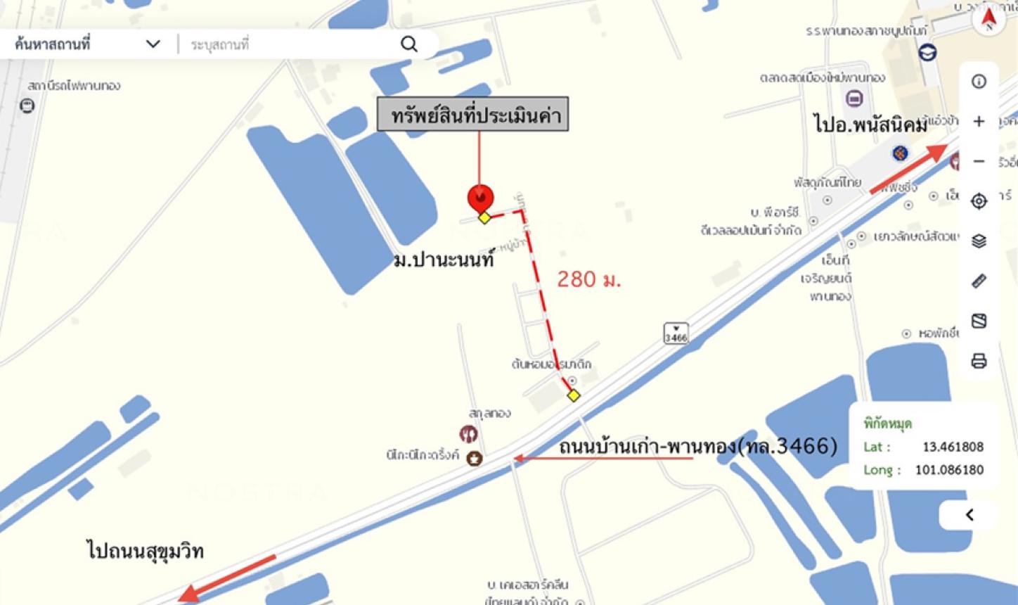 รูป ทาวน์เฮ้าส์ 21.3 ตร.วา ปานะนนท์ พานทอง ชลบุรี 2.3M - รูปที่ 44/44