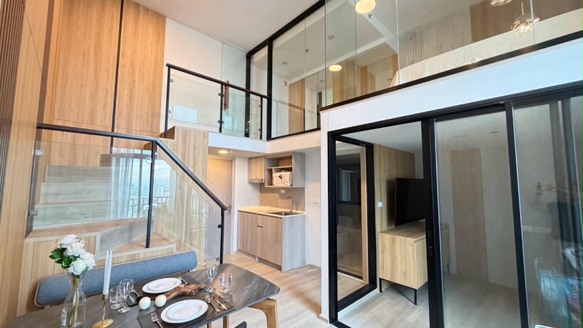 รูป ⭐️ Ideo Charan 70 - Riverview ⭐️ห้องDuplex  2ห้องนอน 1ห้องน้ำ ตกแต่งอย่างดี มีเฟอร์นิเจอร์ครบ - รูปที่ 2/6