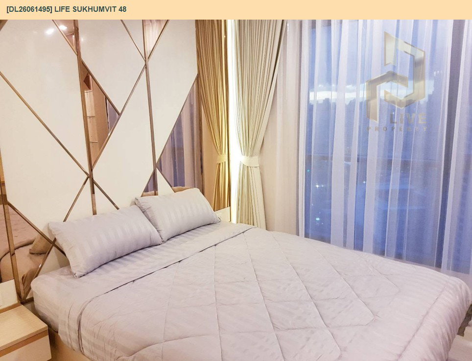 รูป DL26061495 ให้เช่าคอนโด ไลฟ์ สุขุมวิท 48 (Life Sukhumvit 48) ใกล้ BTS พระโขนง พร้อมเข้าอยู่ โทรด่วน 0653619502 LineID @952jdxxk - รูปที่ 3/12