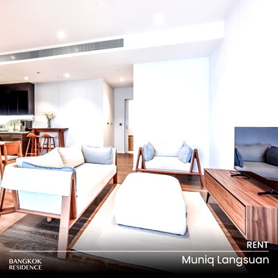 Condos for rent : Muniq Langsuan 💎 The Art of Living, Redefined⭐ Near BTS Ratchadamri  