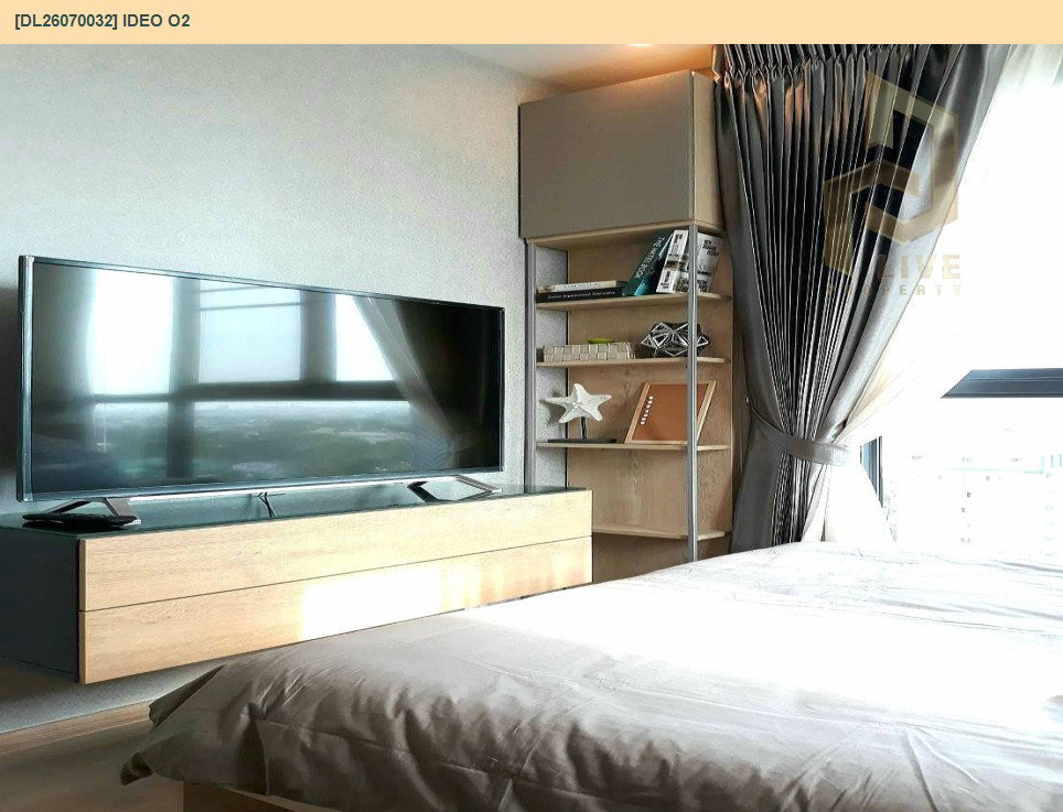 รูป DL26070032 ให้เช่าคอนโด ไอดีโอ โอทู (IDEO O2) ใกล้ BTS บางนา พร้อมเข้าอยู่ โทรด่วน 0653619502 LineID @952jdxxk - รูปที่ 11/13