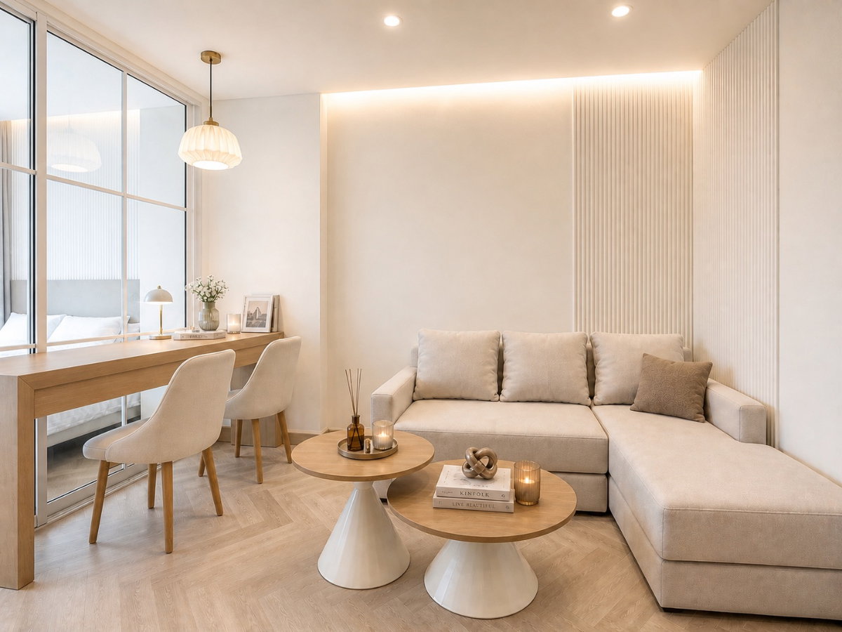 รูป ขายคอนโด Plum Condo นวมินทร์ ห้องสวย เฟอร์นิเจอร์ใหม่หมด - รูปที่ 4/8