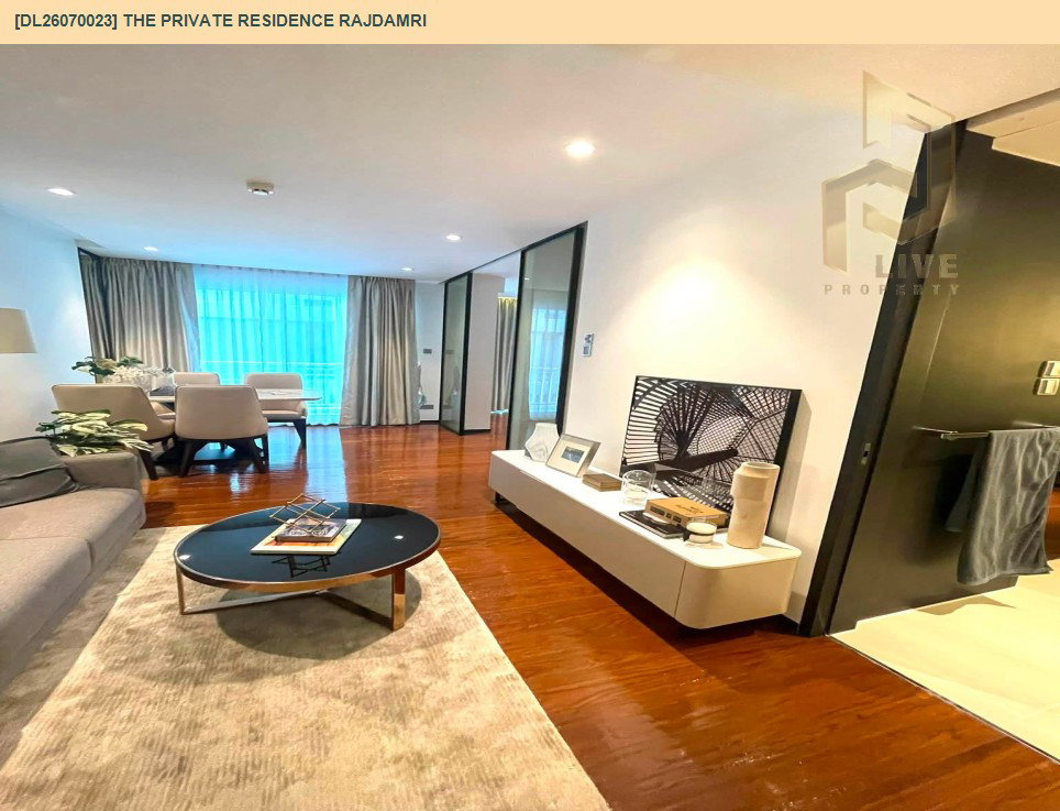 รูป DL26070023 ให้เช่าคอนโด เดอะ ไพรเวท เรสซิเด้นซ์ ราชดำริ (The Private Residence Rajdamri) ใกล้ BTS ราชดำริ พร้อมเข้าอยู่ โทรด่วน 0614453194 LineID @952jdxxk - รูปที่ 2/7