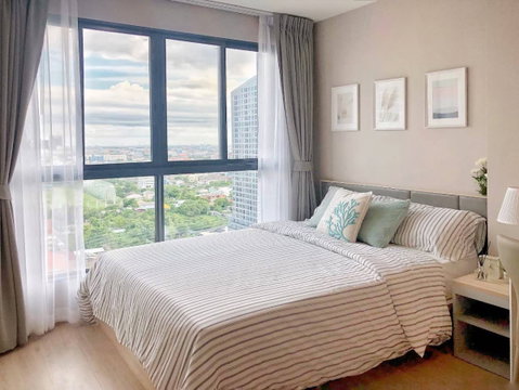 P-53999 | Condo for Rent: IDEO O2 ðĨâĻ High-Floor Studio Condo | City View | Fully Furnished | Washing Machine Included | Near BTS Bang Na