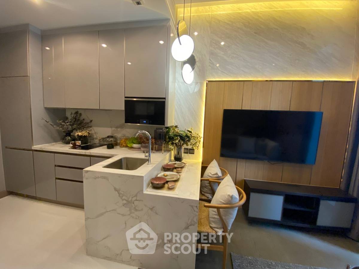 รูป คอนโด 1 ห้องนอน The Esse At Singha Complex ชั้น 17 พื้นที่ 35 ตร.ม. ใกล้ MRT เพชรบุรี 100 ม. (ID 3051110) - รูปที่ 12/32