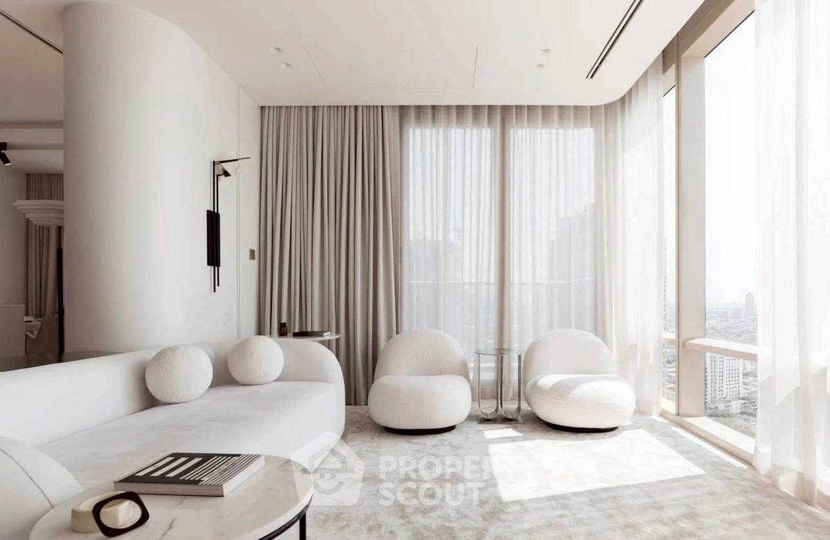 รูป คอนโด 2 ห้องนอน Four Seasons Private Residences Bangkok ชั้น 24 ใกล้ BTS สะพานตากสิน (ID 2676057) - รูปที่ 3/7