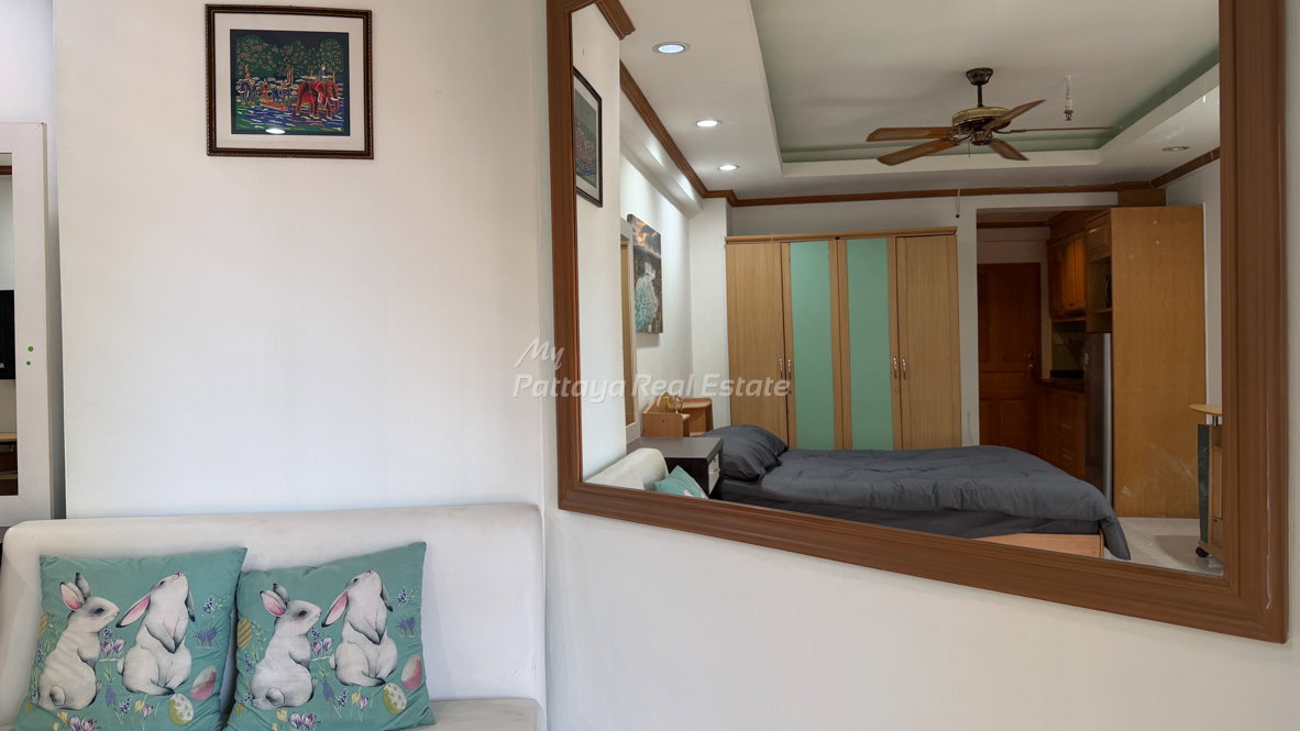 รูป 🛏️ Studio - 🛁 1 ห้องน้ำ - 🏙️ City View - 🌏 ชื่อชาวต่างชาติ - 🏢 Jomtien Beach Condominium Pattaya - รหัส: JBC21 - รูปที่ 7/8