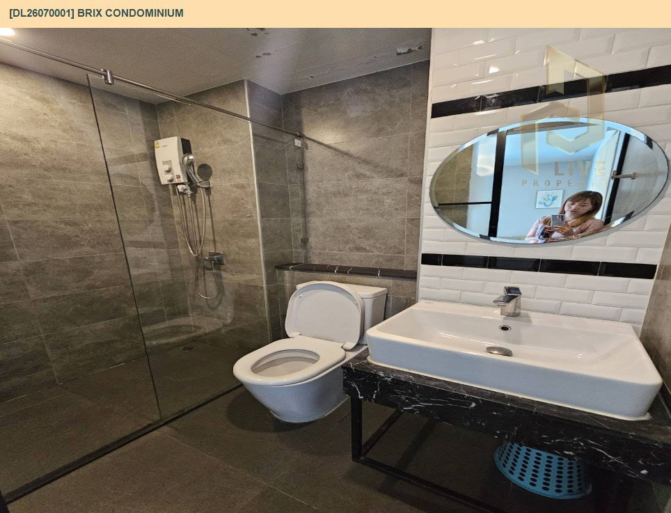 รูป DL26070001 ให้เช่าคอนโด บริกซ์ คอนโดมิเนียม (Brix Condominium) ใกล้ BTS สิรินธร พร้อมเข้าอยู่ โทรด่วน 0653619502 LineID @952jdxxk - รูปที่ 7/7