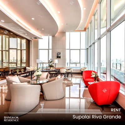 คอนโดให้เช่า : เช่าคอนโด 💎 Supalai Riva Grande 2นอน 135ตร.ม. 50k 🌊 ยูนิตกว้างแต่งสวย วิวแม่น้ำสวย 