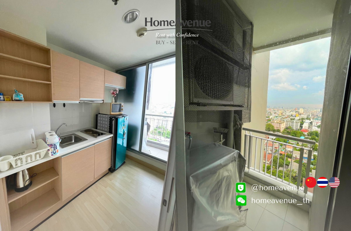 picture Highlight✨ 1 Bed 🚇 Near MRT Ratchadaphisek💥📲 Line: @homeavenue ⭐HA-3248 - 5/6
