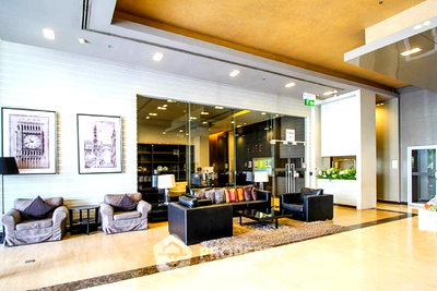 คอนโดให้เช่า : คอนโดให้เช่า 2 ห้องนอน Belle Grand Rama 9 ใกล้ MRT พระราม 9 (ID 2752130)