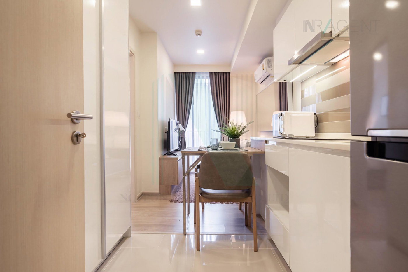 picture 🎊 For Rent Condo MAESTRO 03 RATCHADA-RAMA 9 Building 1, Floor 2,1 bed room, Room size 30 sqm - 7/8