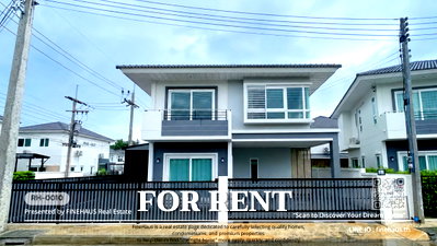 Houses for rent Chiang Mai : ✨ Brand new house in Supalai Bella Tuscany project, best location, next to Mae Rim Western Market (walking distance), quiet atmosphere RH-10