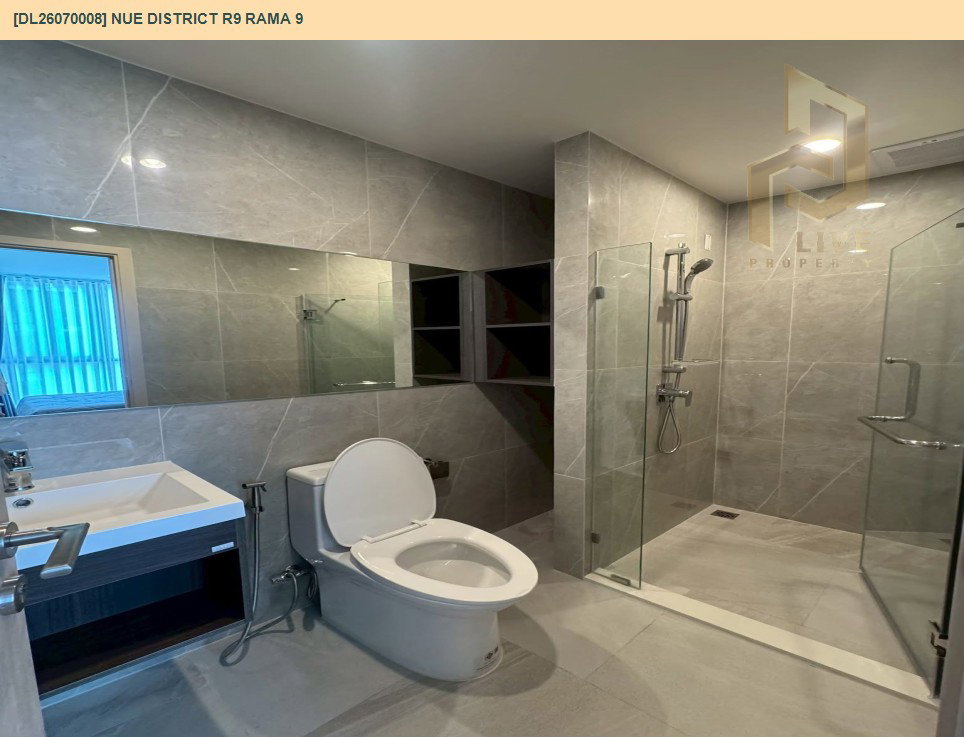 รูป DL26070008 ให้เช่าคอนโด นิว ดิสทริค อาร์ไนน์ พระราม 9 (Nue District R9 Rama 9) ใกล้ - พร้อมเข้าอยู่ โทรด่วน 0614453194 LineID @952jdxxk - รูปที่ 9/13