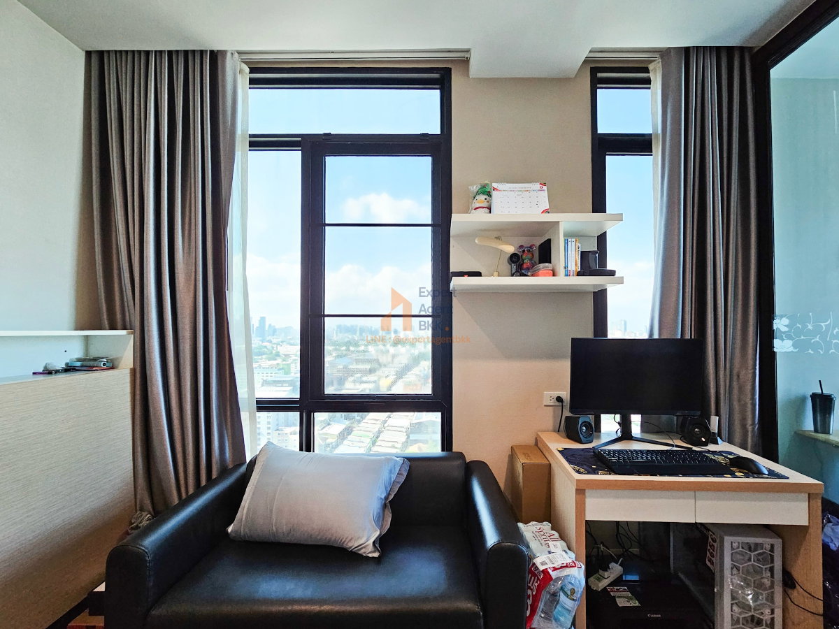รูป 📍 1 นอน ไซส์พิเศษ ราคาดีที่สุด ขายพร้อมผู้เช่า/Sale With Tenant : The Capital Ratchaprarop - Vibha (เดอะ แคปปิตอล ราชปรารภ-วิภา) - 1 ห้องนอน LC222 - รูปที่ 6/14