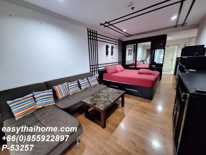 รูป P-53257 | ปล่อยเช่า Grand Park View Asoke 🔥✨ คอนโดสตูดิโอ ชั้นสูง วิวเมือง เฟอร์ครบ พร้อมเครื่องซักผ้า ใจกลางอโศก - รูปที่ 7/8