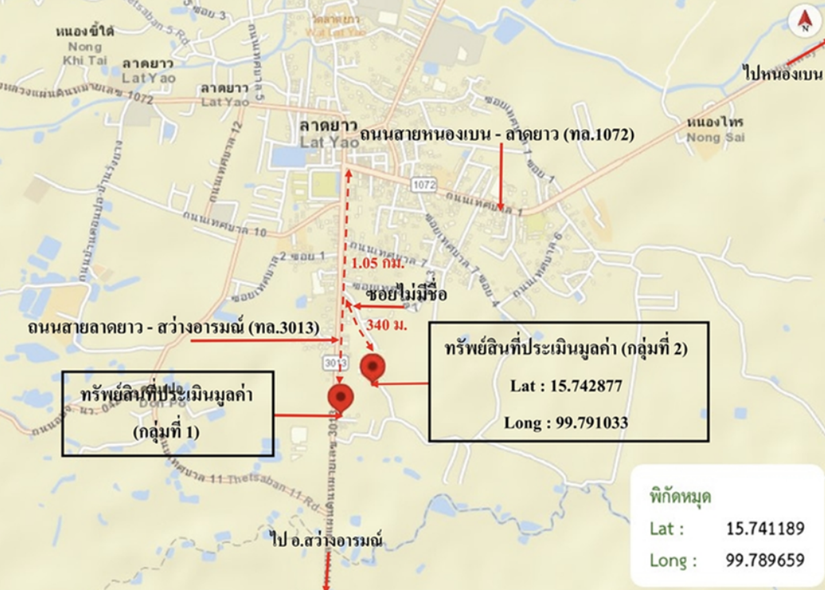 picture LAND 4686.2 Sq.w. Lat Yao Nakhon Sawan for 7M - 27/27
