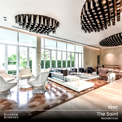 คอนโดให้เช่า : เช่าคอนโด 💎 The Saint Residences 2นอน 63ตร.ม. 27k 💚 ห้องว่างพร้อมเช่า! ใกล้ MRT พหลโยธิน 