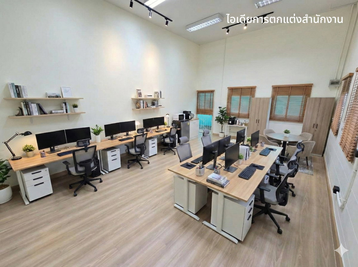 รูป พื้นที่ออฟฟิศพร้อมใช้งาน เหมาะสำหรับธุรกิจขนาดเล็ก–กลาง - รูปที่ 2/2