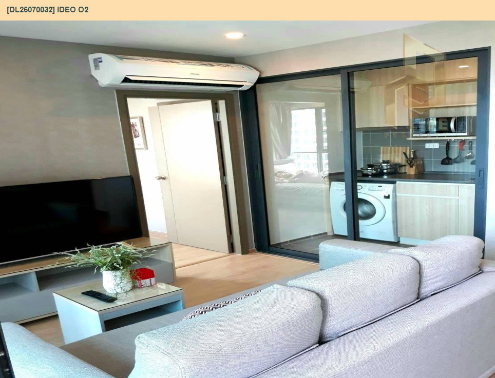 รูป DL26070032 ให้เช่าคอนโด ไอดีโอ โอทู (IDEO O2) ใกล้ BTS บางนา พร้อมเข้าอยู่ โทรด่วน 0653619502 LineID @952jdxxk - รูปที่ 8/13