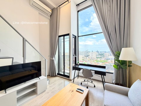 Ready to move in ❗️ 1 Bedroom Duo Space "𝐒𝐨𝐡𝐨 𝐁𝐚𝐧𝐠𝐤𝐨𝐤 𝐑𝐚𝐭𝐜𝐡𝐚𝐝𝐚” Near MRT-Huaikhwang