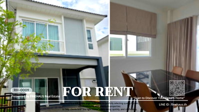Houses for rent Chiang Mai Provincial Land Transport Office : Supalai Bella Mae Rim, a two-story house with a pleasant, quiet, and safe atmosphere. Ideal for families and expats and near the city. (RH-9)
