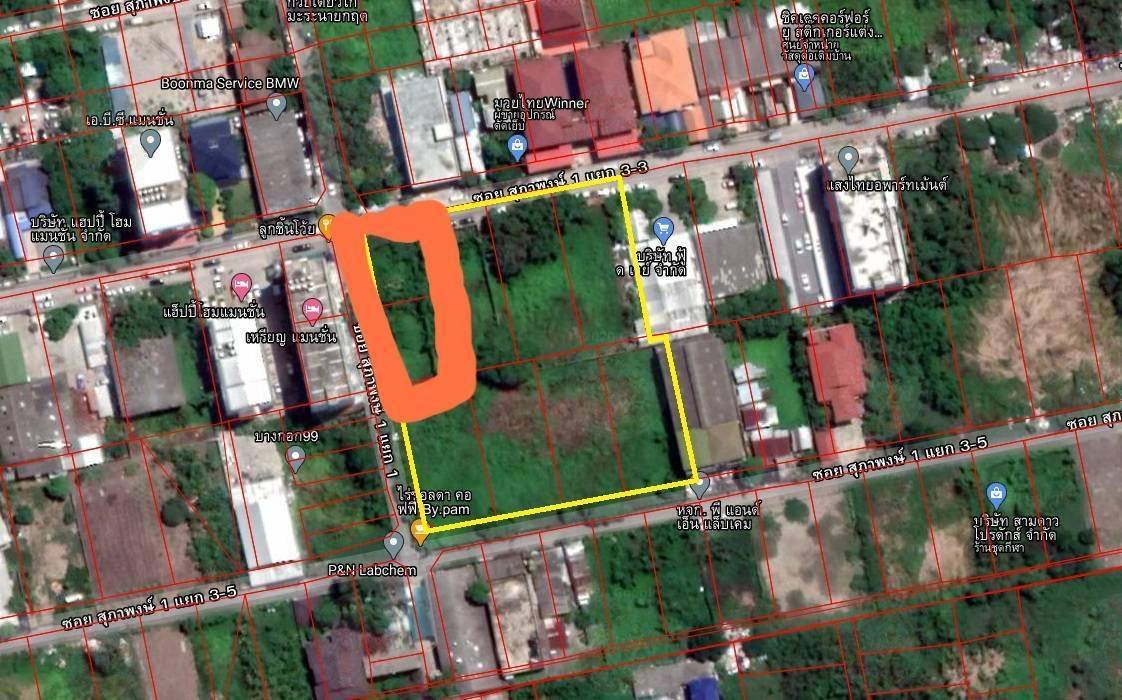 รูป ขายที่ดิน 202 ตรว. ตรงข้ามห้างซีคอนสแควร์ในซอยศรีนครินทร์42 ใกล้ MRTสวนหลวงร.9 ที่ดินอยู่ซอยสุภาพงษ์1  - รูปที่ 4/4