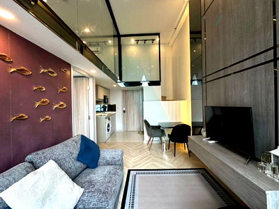 ขายคอนโด : ขายคอนโด ไนท์บริดจ์ ไพร์ม สาทร อาคาร 1 ชั้น 26 Duplex ขนาด 45 ตรม ใกล้ Empire Tower