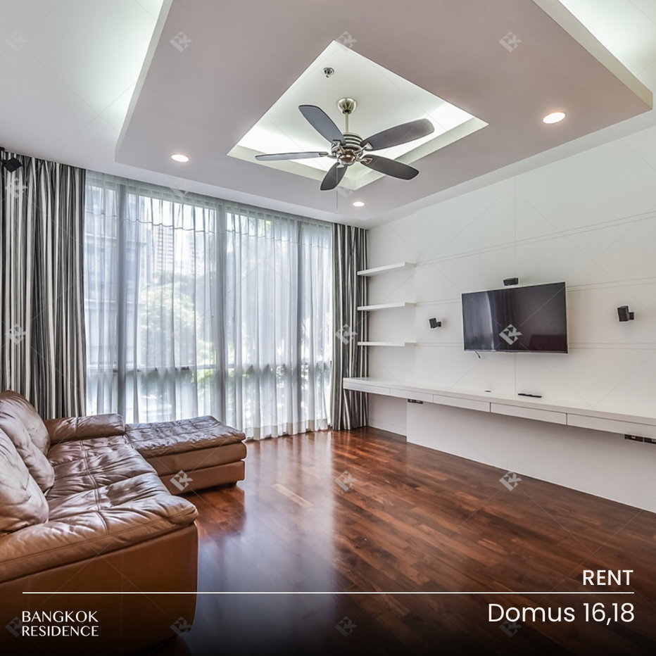รูป เช่าคอนโด 🌇  Domus 16 ห้อง2นอน 135ตร.ม. 95k ✨ Brandnew Renovated  ใกล้ BTS อโศก  - รูปที่ 1/12