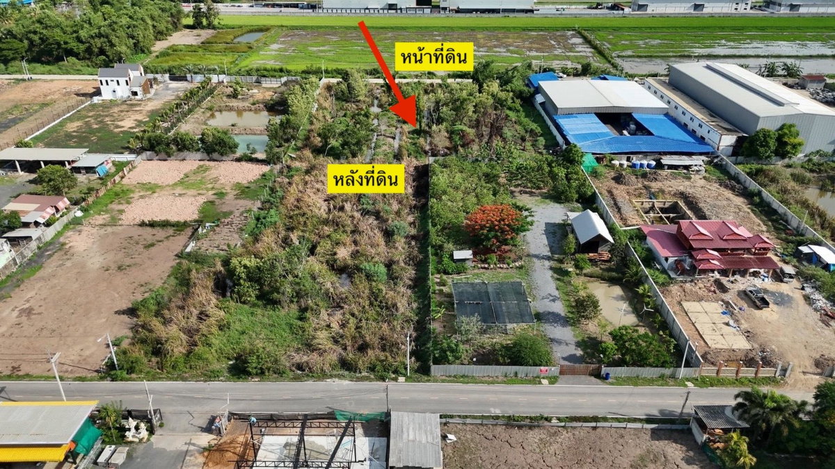 รูป ขาย ที่ดินเปล่า 4 ไร่ คลอง 7 คลองหลวง ปทุมธานี ใกล้ศูนย์กระจายสินค้า Big C เหมาะสร้างโกดัง โรงงาน - รูปที่ 2/9