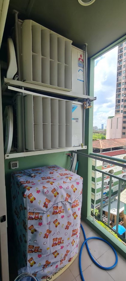 รูป ให้เช่าห้องสวย แต่งพร้อม เฟอร์ครบ ห้องใหญ่ วิวดี ราคาถูก ใกล้ ARL และ MRT สถานีหัวหมาก - รูปที่ 11/13