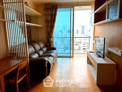 คอนโดให้เช่า : คอนโด 1 ห้องนอน ชั้น 25 Villa Ratchatewi ใกล้ BTS พญาไท 300 เมตร (ID 509666)
