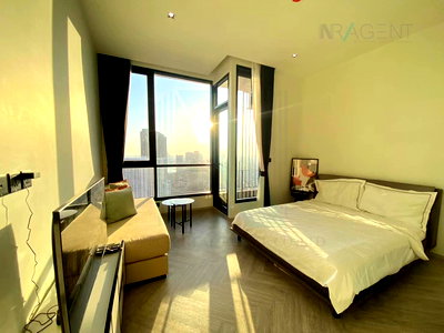 Condos for rent : 🔺 For Rent Condo CHAPTER CHAROENNAKHORN-RIVERSIDE Building A, Floor 33,Studio, Room size 26.00 sqm