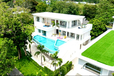 บ้านเดี่ยว ชลบุรี : For Sale - ขายBig V – Type A Luxury Pool Villa วิลล่าหรู 3 ชั้น พร้อมสระว่ายน้ำส่วนตัว