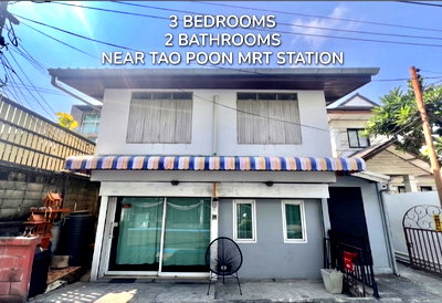 เช่าบ้านเดี่ยว สถานีกรุงเทพอภิวัฒน์ : ‼️บ้านเช่าทั้งหลัง 2 ชั้น Home Office‼️

3 ห้องนอนแอร์ทุกห้อง, 2 ห้องน้ำ
🏕อยู่ในซอยเขตบางซื่อ (กานต์ประภา) 
