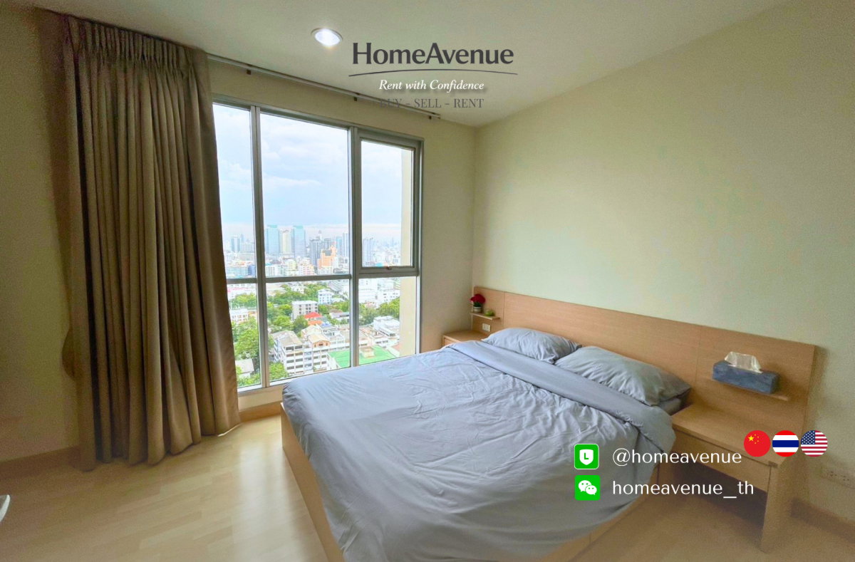 picture Highlight✨ 1 Bed 🚇 Near MRT Ratchadaphisek💥📲 Line: @homeavenue ⭐HA-3248 - 4/6