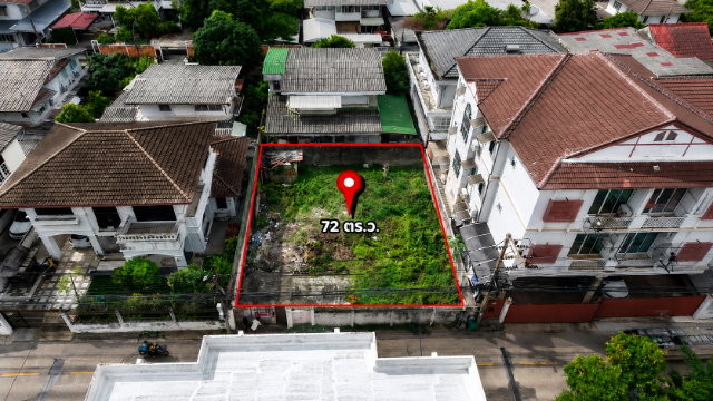 รูป ที่ดินแปลงสวย ปรีดีพนมยงค์15แยก3 สร้างบ้านก็สวย สร้างอพาร์ทเมนท์ก็ได้กำไร - รูปที่ 2/19