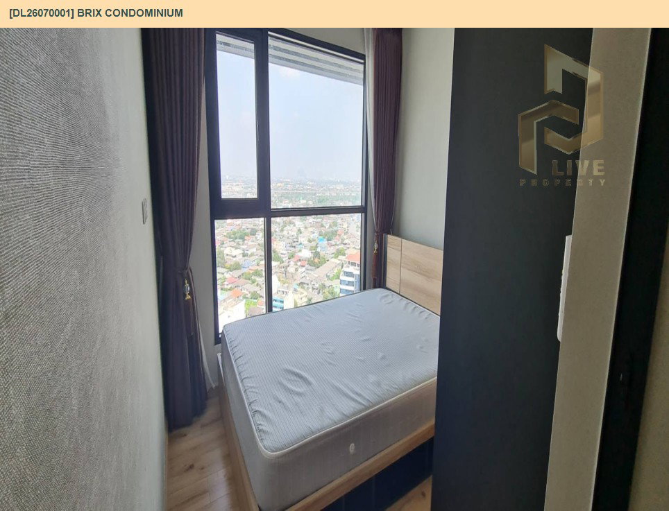 รูป DL26070001 ให้เช่าคอนโด บริกซ์ คอนโดมิเนียม (Brix Condominium) ใกล้ BTS สิรินธร พร้อมเข้าอยู่ โทรด่วน 0653619502 LineID @952jdxxk - รูปที่ 3/7