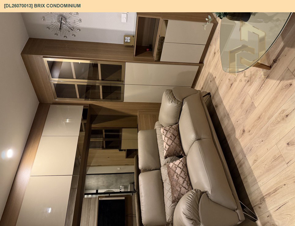 รูป DL26070013 ให้เช่าคอนโด บริกซ์ คอนโดมิเนียม (Brix Condominium) ใกล้ BTS สิรินธร พร้อมเข้าอยู่ โทรด่วน 0638692663 LineID @952jdxxk - รูปที่ 2/7