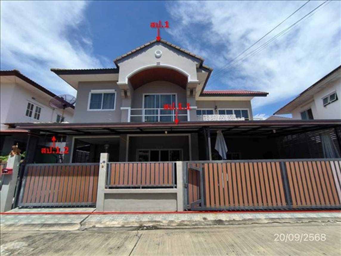 รูป บ้านเดี่ยว 52.4 ตร.วา บุรีรมย์ วงแหวน - ปิ่นเกล้า บางกรวย นนทบุรี 4.5M - รูปที่ 6/14