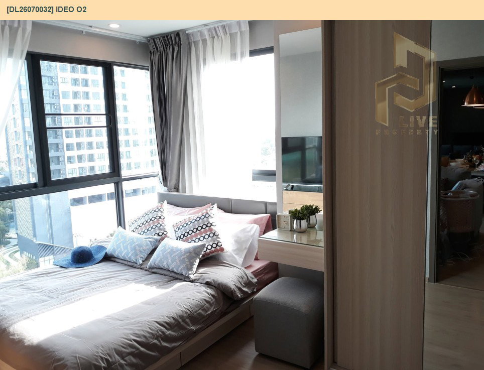 รูป DL26070032 ให้เช่าคอนโด ไอดีโอ โอทู (IDEO O2) ใกล้ BTS บางนา พร้อมเข้าอยู่ โทรด่วน 0653619502 LineID @952jdxxk - รูปที่ 3/13