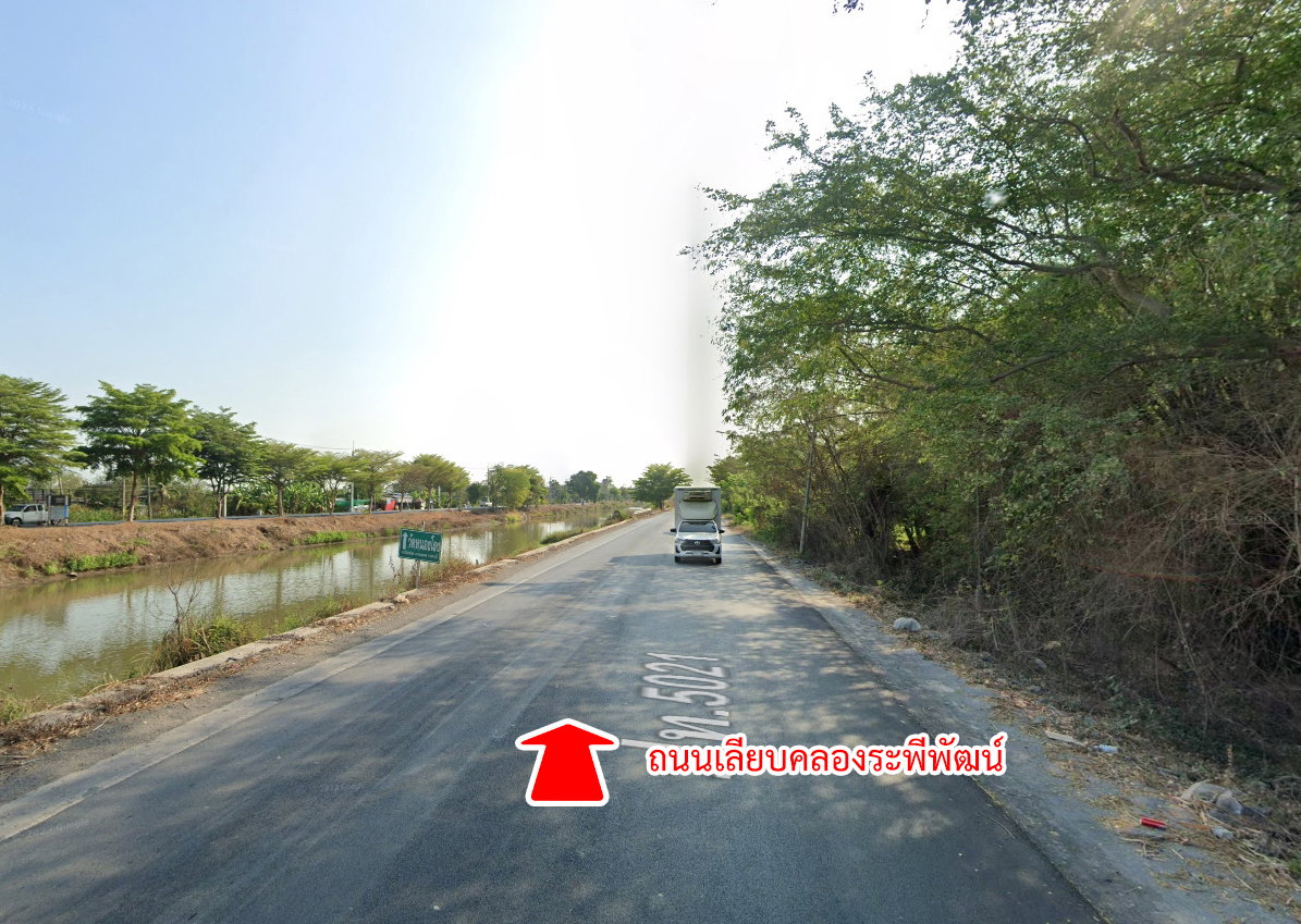 รูป ขายที่ดิน ถนนคลองเก้า คลองระพีพัฒน์ หนองเสือ ปทุมธานี - รูปที่ 10/16