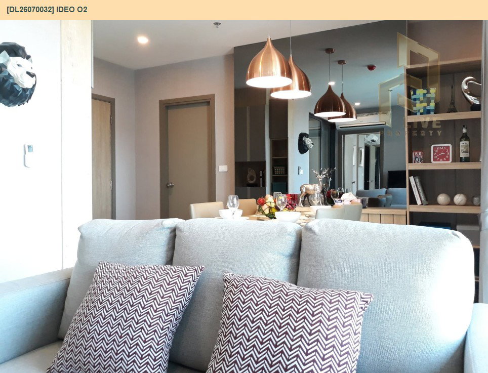 รูป DL26070032 ให้เช่าคอนโด ไอดีโอ โอทู (IDEO O2) ใกล้ BTS บางนา พร้อมเข้าอยู่ โทรด่วน 0653619502 LineID @952jdxxk - รูปที่ 6/13
