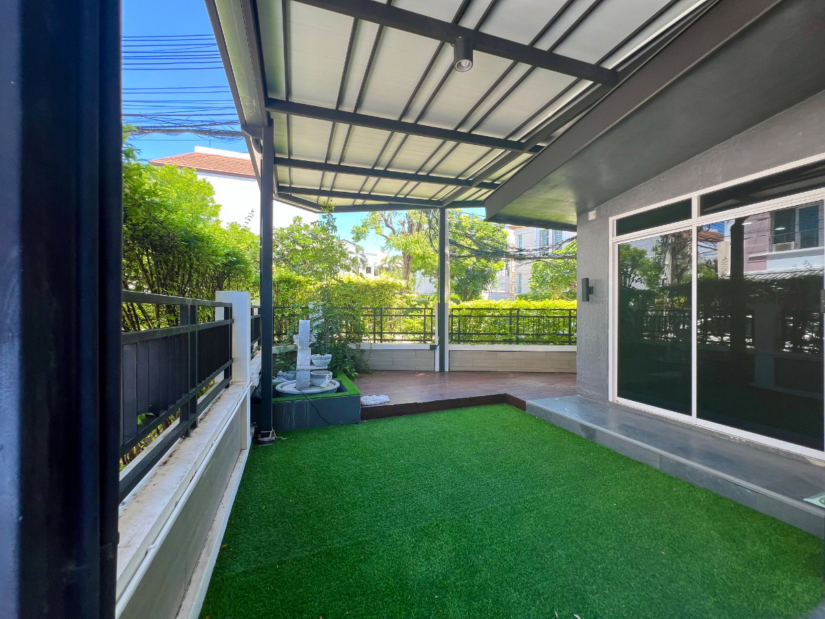 รูป ให้เช่า Baan Klang Muang S-Sense Rama 9 – Ladprao ทาวน์โฮมหลังมุม รีโนเวทใหม่ Built-in ทั้งหลัง พร้อมเข้าอยู่ ใกล้โรงเรียนนานาชาติฝรั่งเศส กรุงเทพ - รูปที่ 6/36