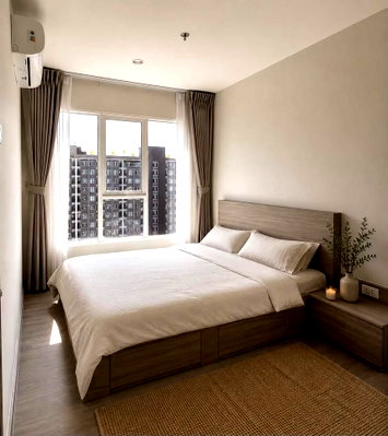 คอนโดให้เช่า : ให้เช่า รีเจ้นท์ โฮม บางนา มีเฟอร์นิเจอร์+เครื่องใช้ไฟฟ้าครบ แอดไลน์ @ihaveroom ตอบทันที