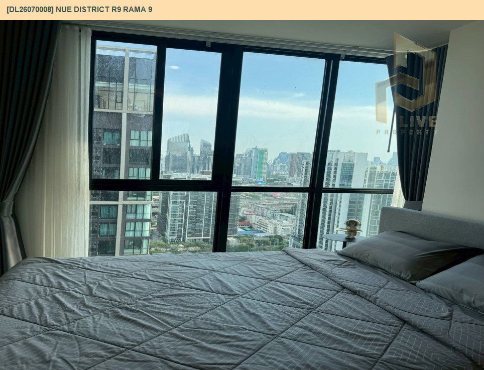 รูป DL26070008 ให้เช่าคอนโด นิว ดิสทริค อาร์ไนน์ พระราม 9 (Nue District R9 Rama 9) ใกล้ - พร้อมเข้าอยู่ โทรด่วน 0614453194 LineID @952jdxxk - รูปที่ 6/13