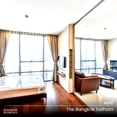 Condos for rent : Rental Condo 🌃 The Bangkok Sathorn, 1BR 65 sq.m. 36K 🌠 Beautiful unit, available now, near BTS Surasak 