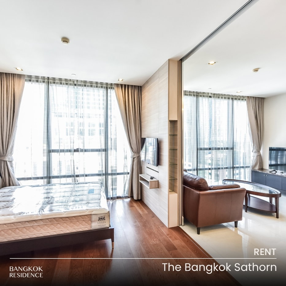 รูป เช่าคอนโด 🌃 The Bangkok Sathorn 1นอน 65ตร.ม. 36k 🌠 ยูนิตสวย ว่าง ใกล้ BTS สุรศักดิ์ - รูปที่ 1/9